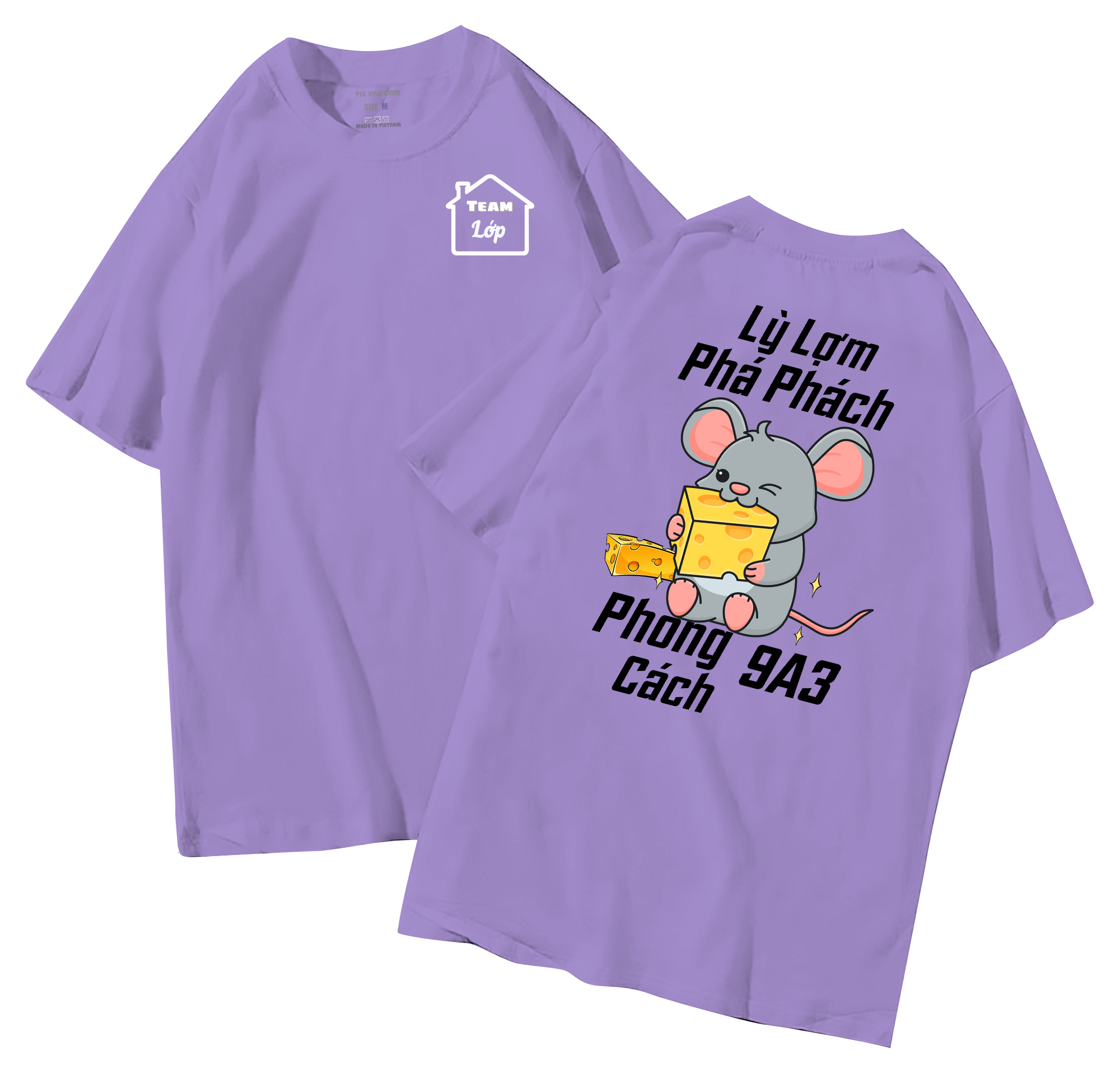 Áo lớp in hình 26.7 T đồng phục áo lớp in hình mới nhất, hình in bên đẹp cute dễ thương