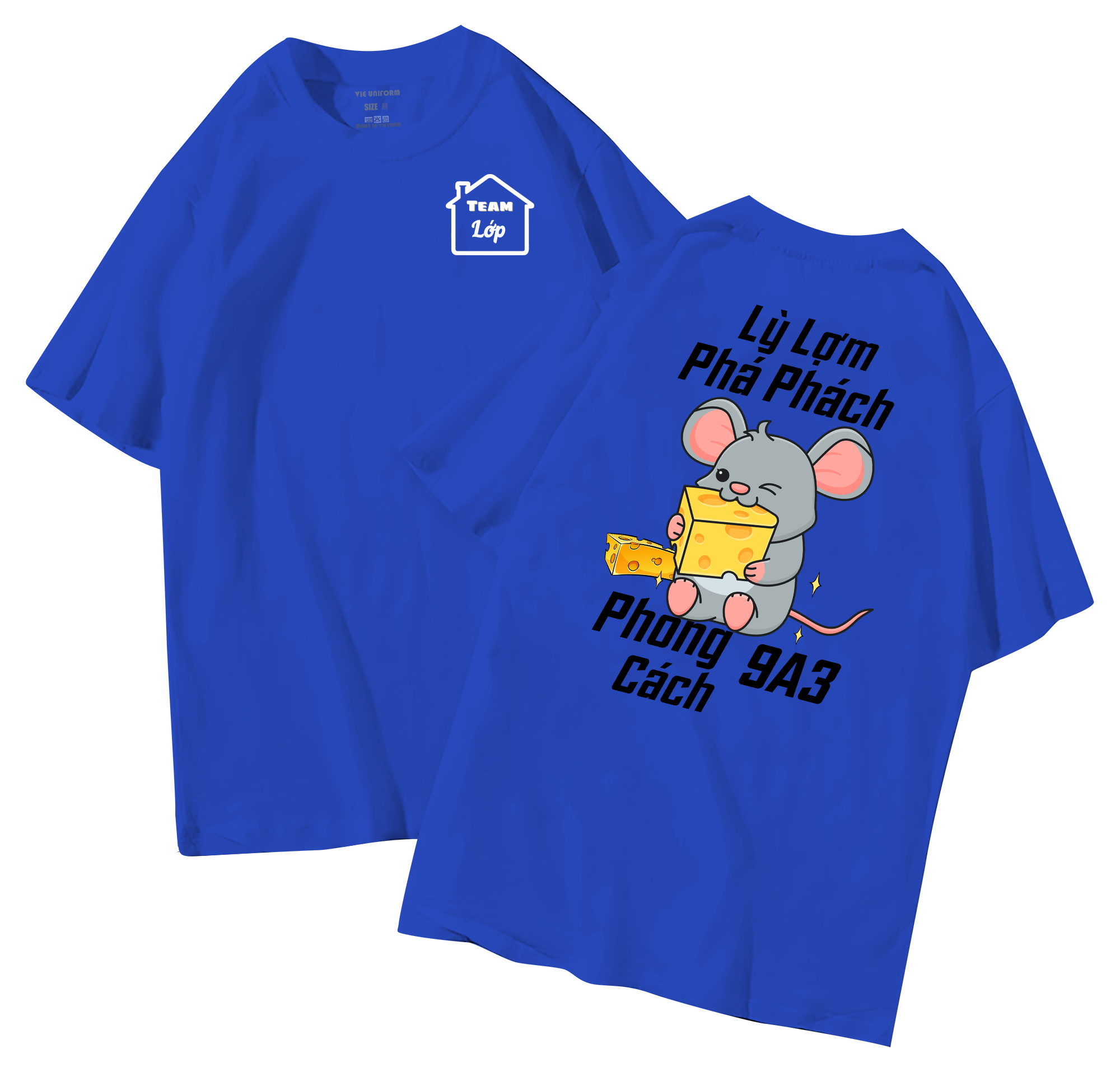 Áo lớp in hình 26.7 XB đồng phục áo lớp in hình mới nhất, hình in bên đẹp cute dễ thương