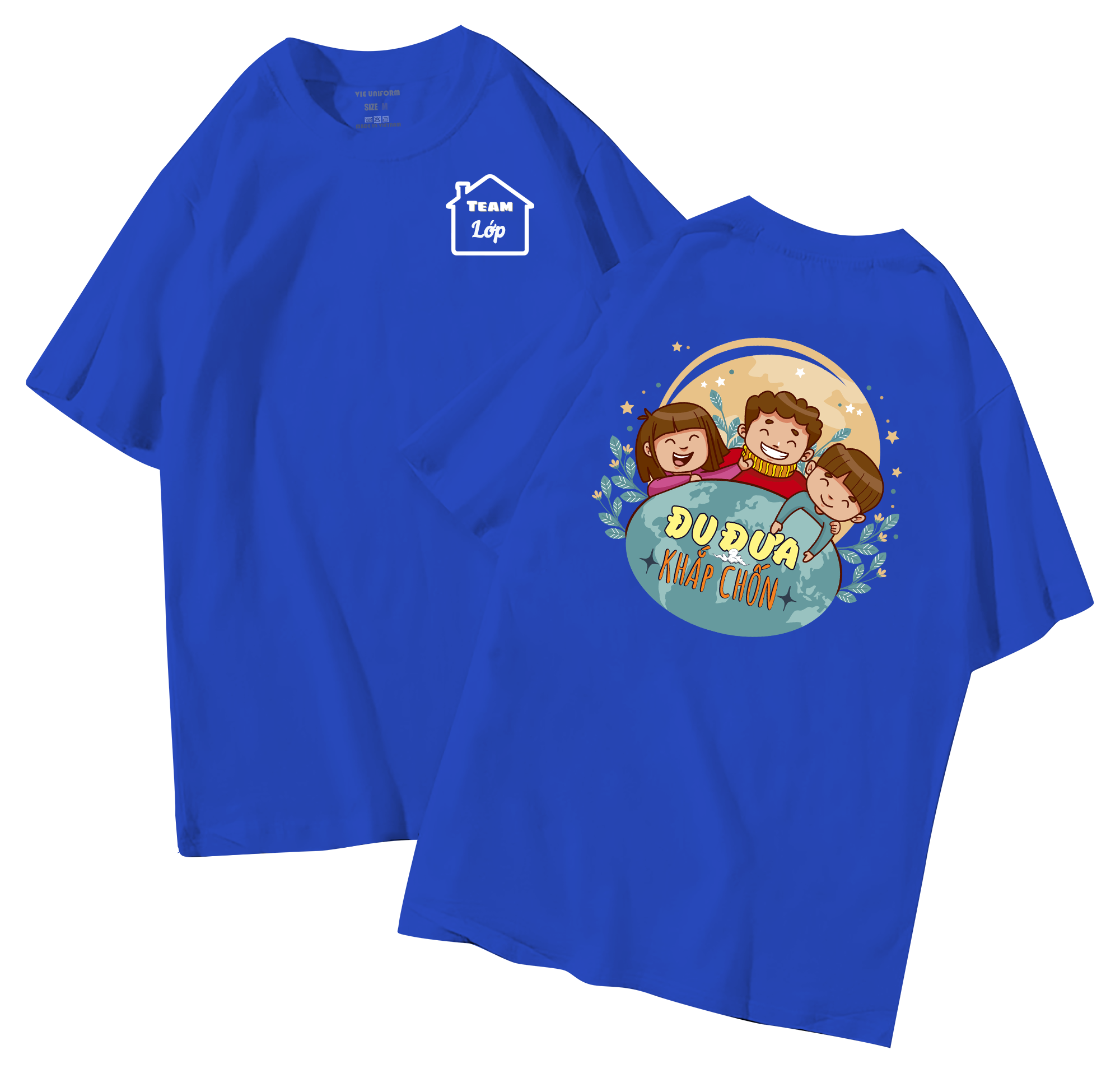 Áo lớp in hình 26.8 XB đồng phục áo lớp in hình mới nhất, hình in bên đẹp cute dễ thương