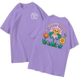 đồng phục áo lớp in hình mới nhất, hình in bên đẹp cute dễ thương