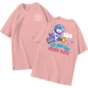 đồng phục áo lớp in hình mới nhất, hình in bên đẹp cute dễ thương