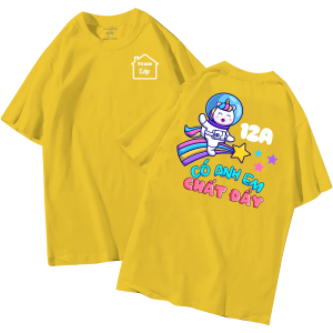 đồng phục áo lớp in hình mới nhất, hình in bên đẹp cute dễ thương