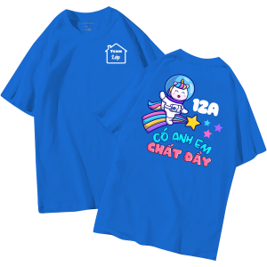 đồng phục áo lớp in hình mới nhất, hình in bên đẹp cute dễ thương