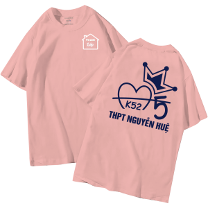 đồng phục áo lớp in hình mới nhất, hình in bên đẹp cute dễ thương