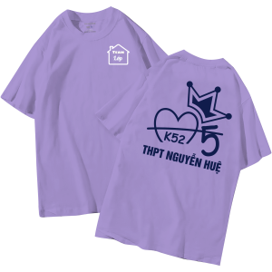 đồng phục áo lớp in hình mới nhất, hình in bên đẹp cute dễ thương