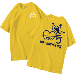 đồng phục áo lớp in hình mới nhất, hình in bên đẹp cute dễ thương