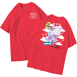 đồng phục áo lớp in hình mới nhất, hình in bên đẹp cute dễ thương