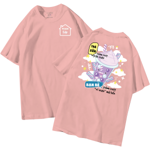 đồng phục áo lớp in hình mới nhất, hình in bên đẹp cute dễ thương