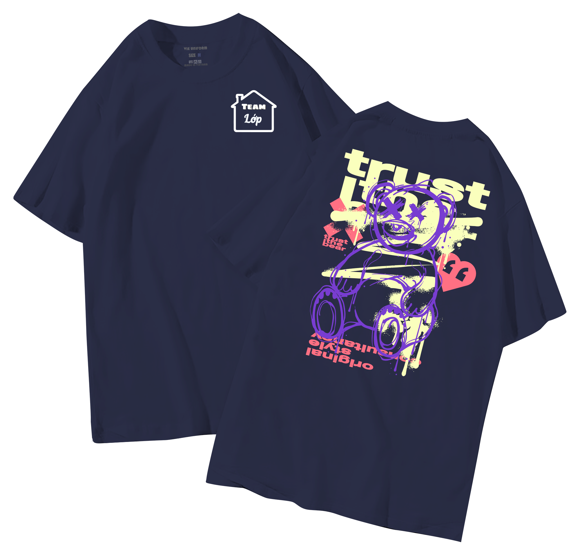 Áo lớp in hình 27.9 XD đồng phục áo lớp in hình mới nhất, hình in bên đẹp cute dễ thương