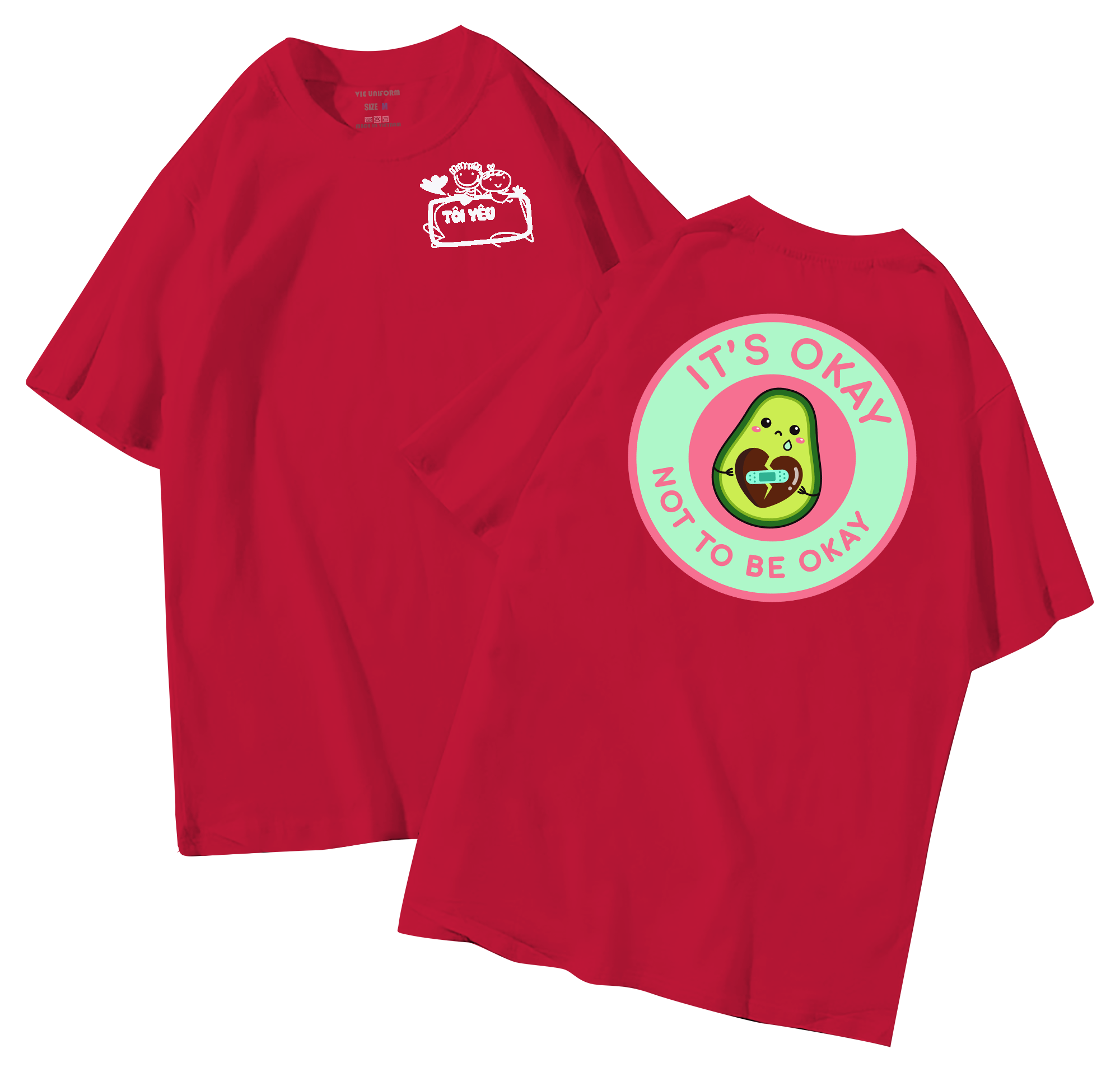 đồng phục áo lớp in hình mới nhất, hình in bên đẹp cute dễ thương