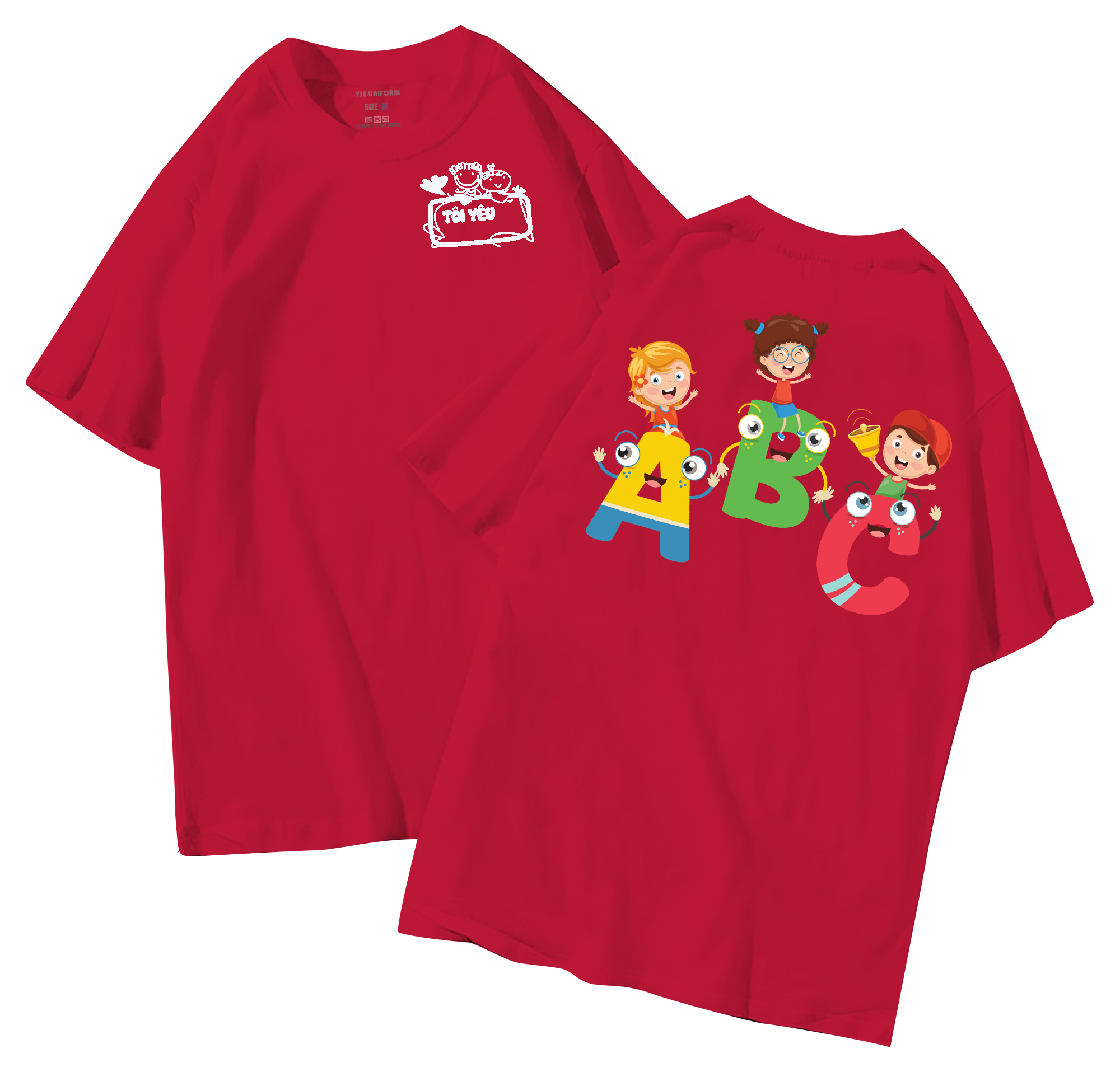 Áo lớp in hình 28.10 D đồng phục áo lớp in hình mới nhất, hình in bên đẹp cute dễ thương