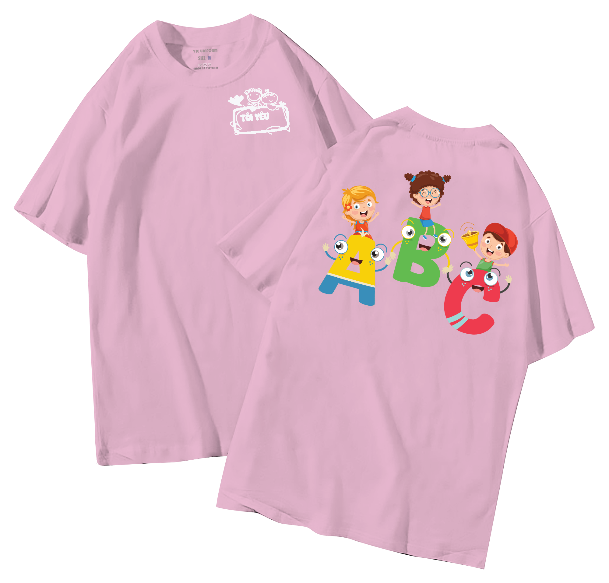 Áo lớp in hình 28.10 H đồng phục áo lớp in hình mới nhất, hình in bên đẹp cute dễ thương