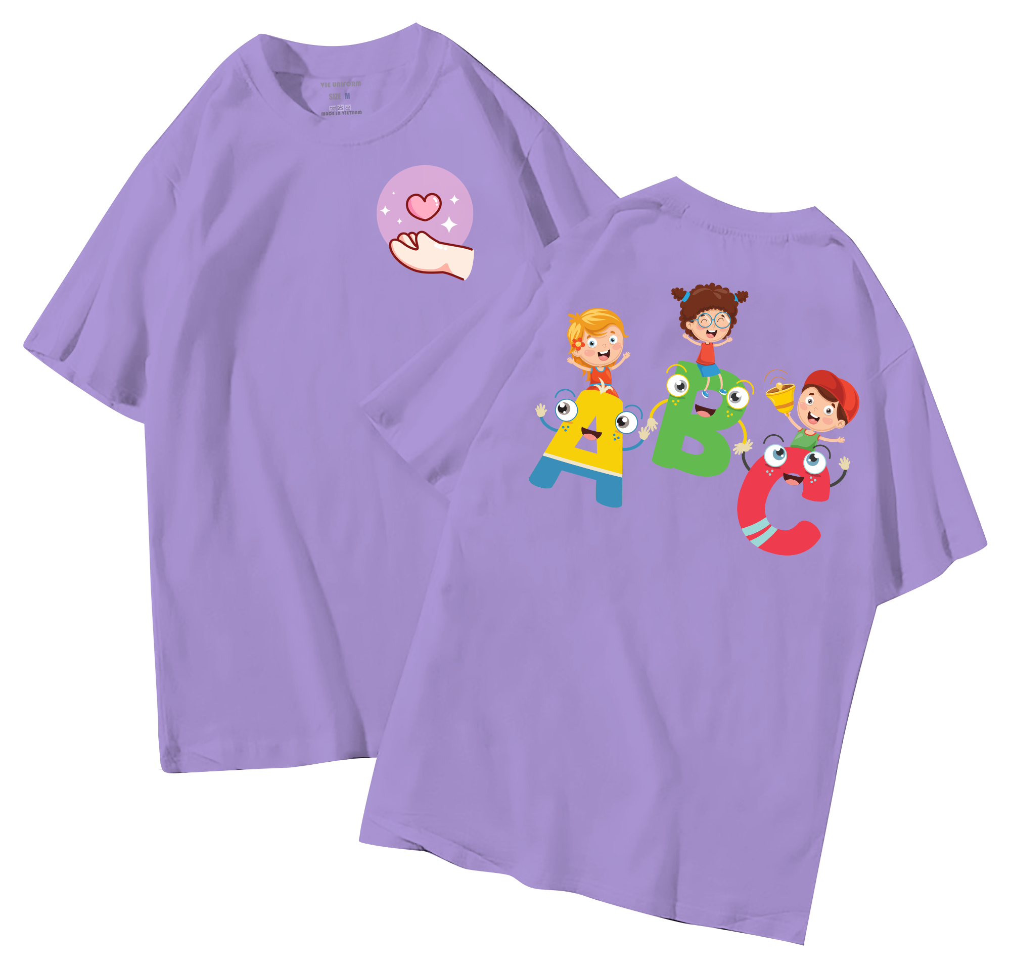 Áo lớp in hình 28.10 T đồng phục áo lớp in hình mới nhất, hình in bên đẹp cute dễ thương