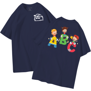 đồng phục áo lớp in hình mới nhất, hình in bên đẹp cute dễ thương