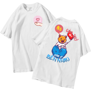 đồng phục áo lớp in hình mới nhất, hình in bên đẹp cute dễ thương