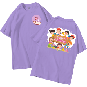 đồng phục áo lớp in hình mới nhất, hình in bên đẹp cute dễ thương