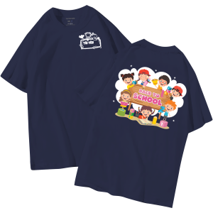 đồng phục áo lớp in hình mới nhất, hình in bên đẹp cute dễ thương