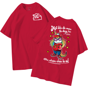 đồng phục áo lớp in hình mới nhất, hình in bên đẹp cute dễ thương