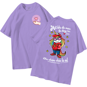 đồng phục áo lớp in hình mới nhất, hình in bên đẹp cute dễ thương