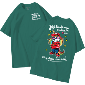 đồng phục áo lớp in hình mới nhất, hình in bên đẹp cute dễ thương