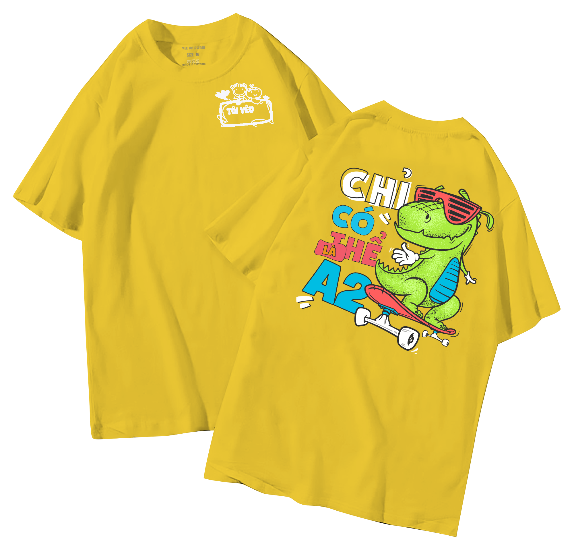 đồng phục áo lớp in hình mới nhất, hình in bên đẹp cute dễ thương