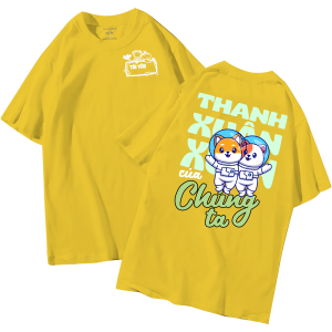 đồng phục áo lớp in hình mới nhất, hình in bên đẹp cute dễ thương