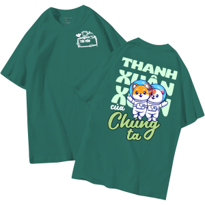 đồng phục áo lớp in hình mới nhất, hình in bên đẹp cute dễ thương