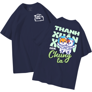 đồng phục áo lớp in hình mới nhất, hình in bên đẹp cute dễ thương