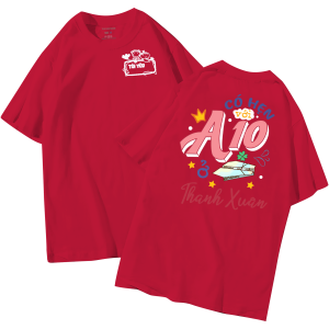 đồng phục áo lớp in hình mới nhất, hình in bên đẹp cute dễ thương