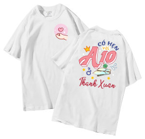 đồng phục áo lớp in hình mới nhất, hình in bên đẹp cute dễ thương