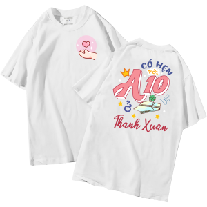 đồng phục áo lớp in hình mới nhất, hình in bên đẹp cute dễ thương