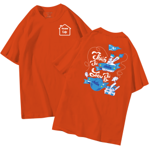 đồng phục áo lớp in hình mới nhất, hình in bên đẹp cute dễ thương