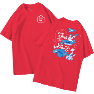 đồng phục áo lớp in hình mới nhất, hình in bên đẹp cute dễ thương