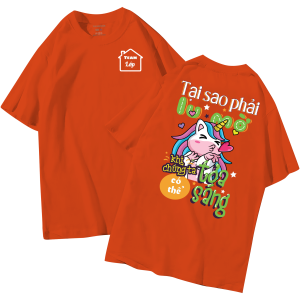 đồng phục áo lớp in hình mới nhất, hình in bên đẹp cute dễ thương