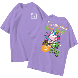 đồng phục áo lớp in hình mới nhất, hình in bên đẹp cute dễ thương