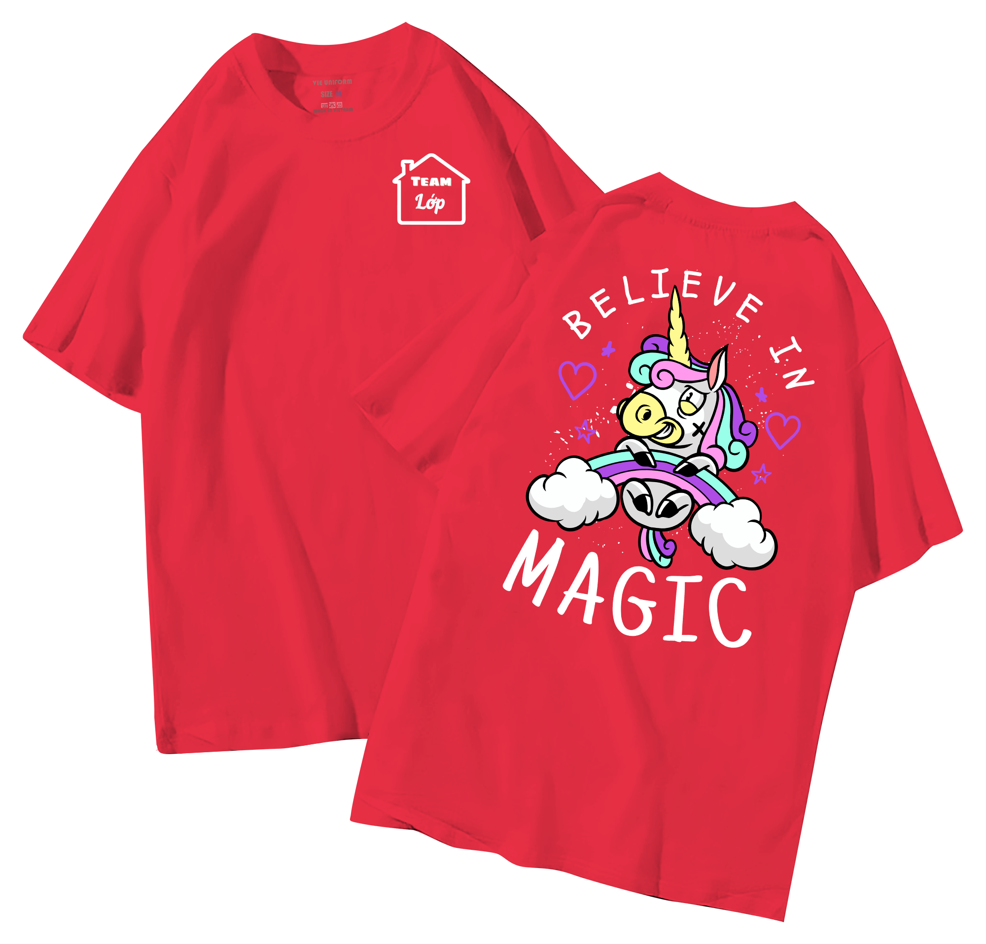 Áo lớp in hình 30.1 D đồng phục áo lớp in hình mới nhất, hình in bên đẹp cute dễ thương