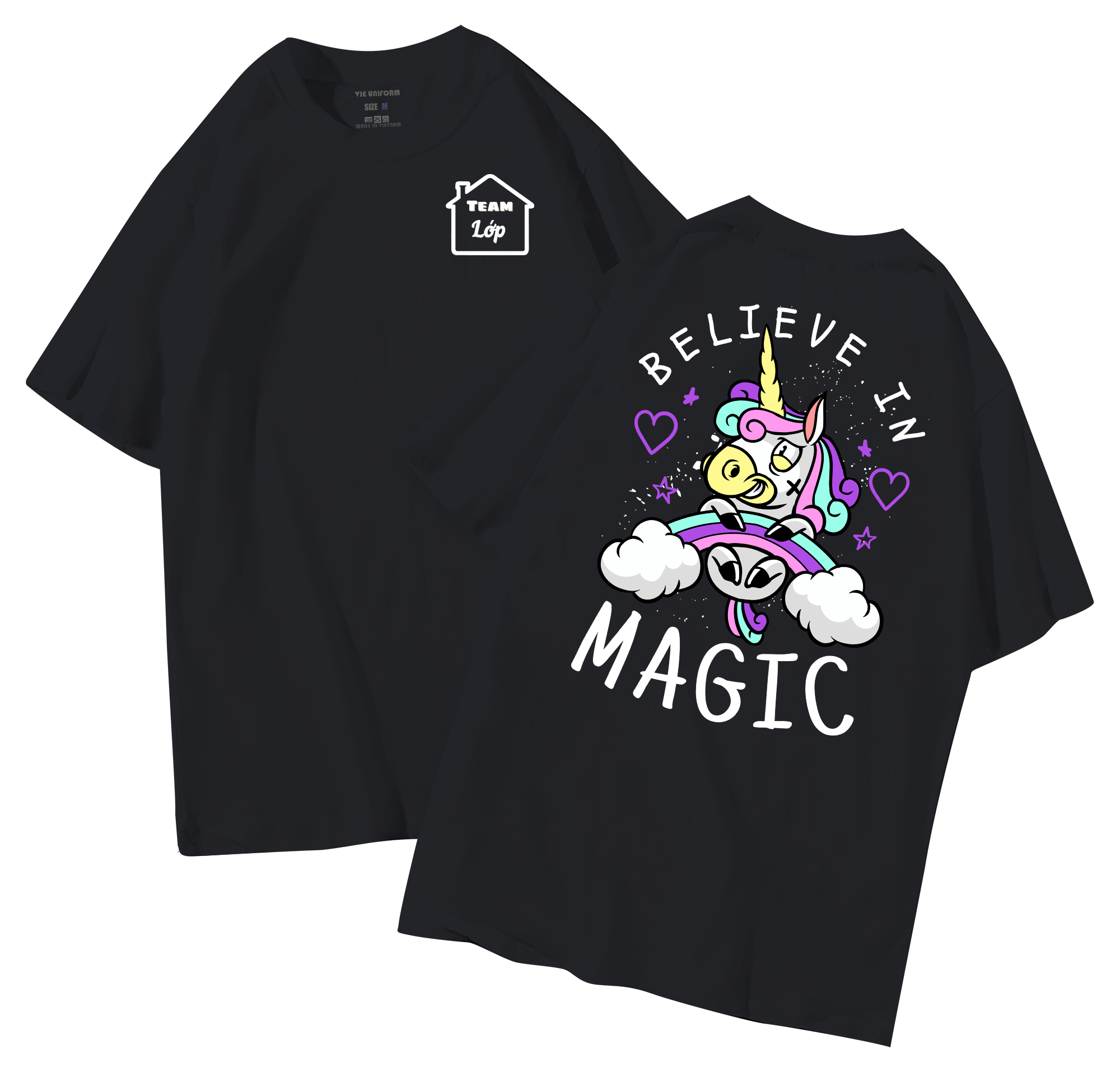 Áo lớp in hình 30.1 DE đồng phục áo lớp in hình mới nhất, hình in bên đẹp cute dễ thương