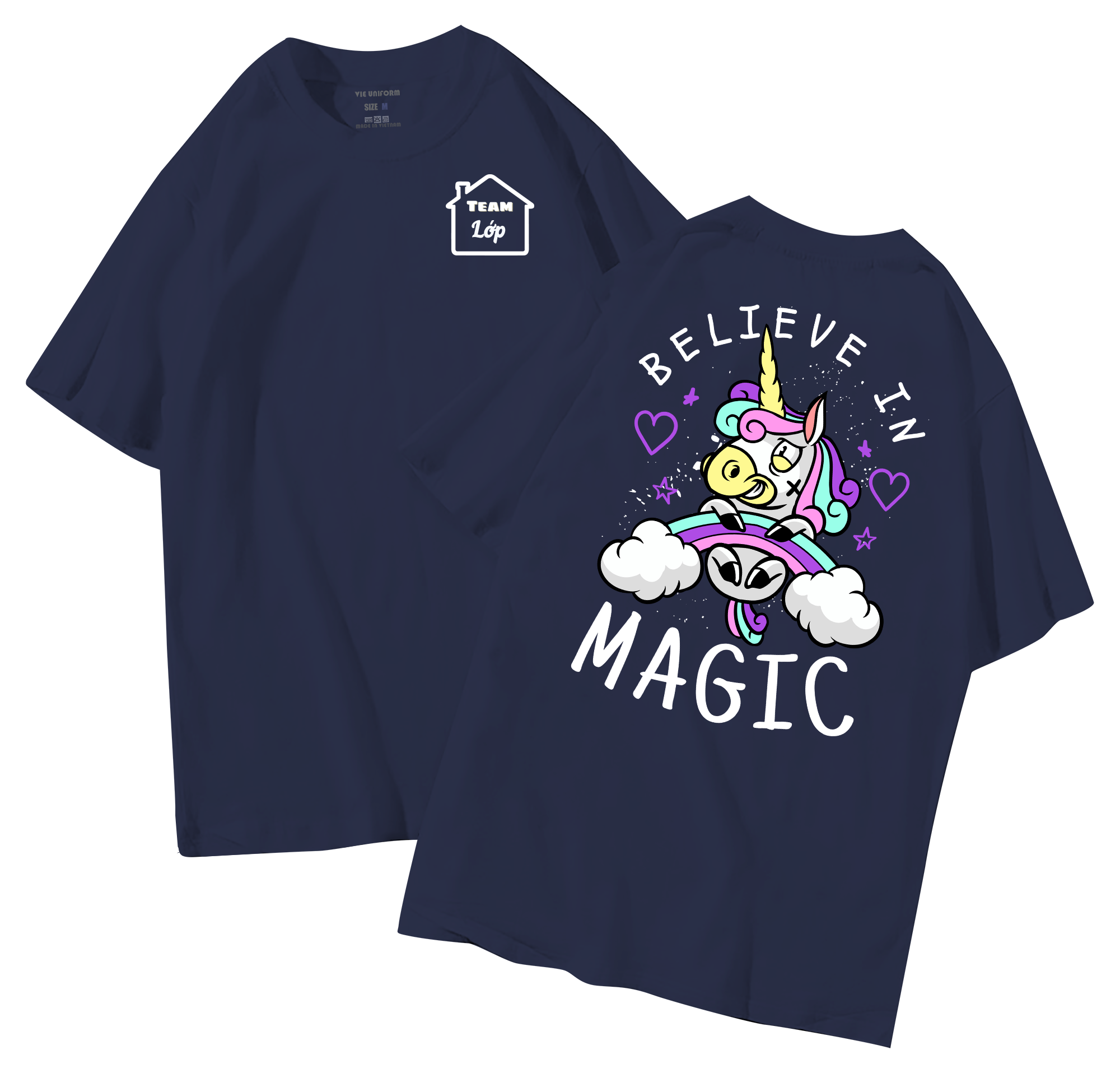 Áo lớp in hình 30.1 XD đồng phục áo lớp in hình mới nhất, hình in bên đẹp cute dễ thương