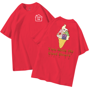 đồng phục áo lớp in hình mới nhất, hình in bên đẹp cute dễ thương