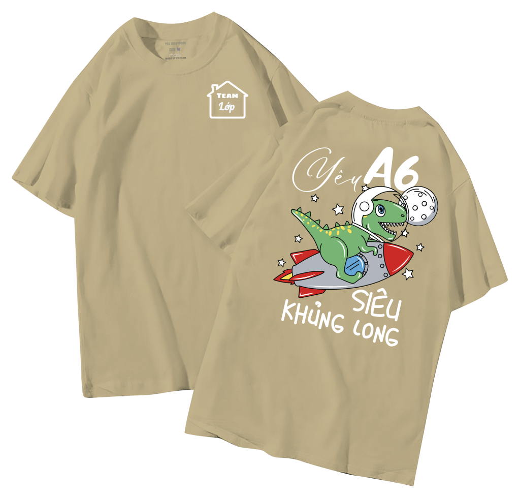 đồng phục áo lớp in hình mới nhất, hình in bên đẹp cute dễ thương