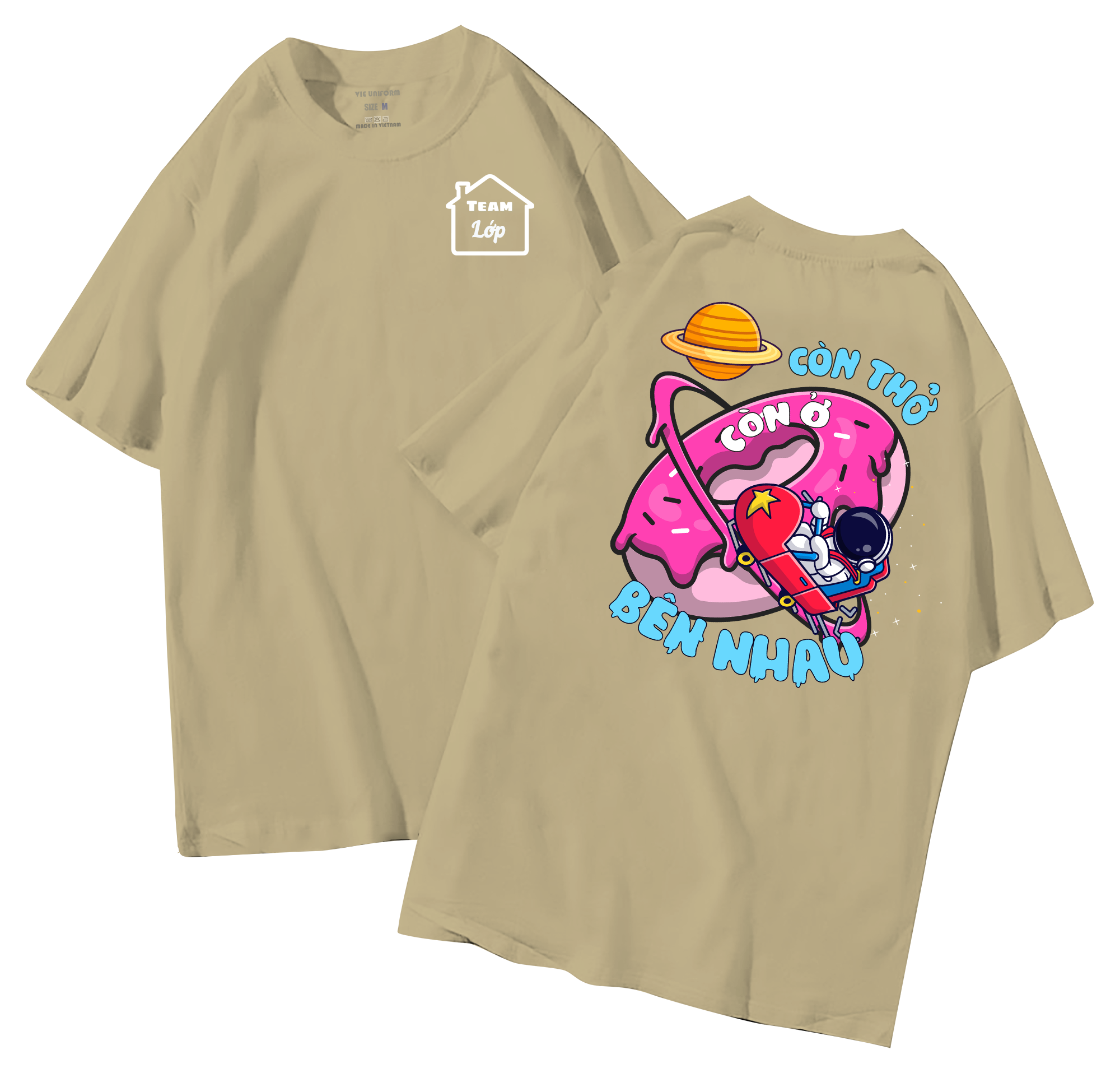 Áo lớp in hình 30.3 BE đồng phục áo lớp in hình mới nhất, hình in bên đẹp cute dễ thương