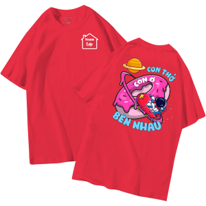 đồng phục áo lớp in hình mới nhất, hình in bên đẹp cute dễ thương