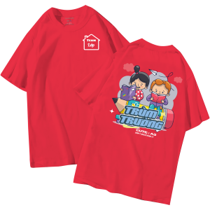 đồng phục áo lớp in hình mới nhất, hình in bên đẹp cute dễ thương