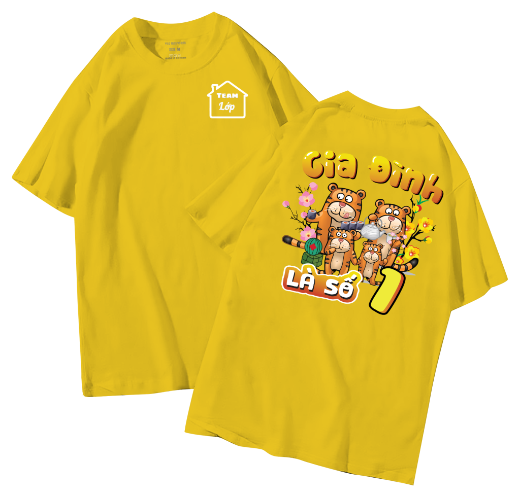 đồng phục áo lớp in hình mới nhất, hình in bên đẹp cute dễ thương