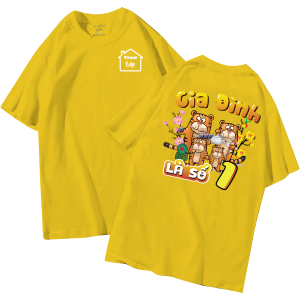 đồng phục áo lớp in hình mới nhất, hình in bên đẹp cute dễ thương