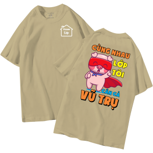 đồng phục áo lớp in hình mới nhất, hình in bên đẹp cute dễ thương