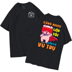 đồng phục áo lớp in hình mới nhất, hình in bên đẹp cute dễ thương