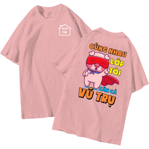 đồng phục áo lớp in hình mới nhất, hình in bên đẹp cute dễ thương