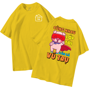 đồng phục áo lớp in hình mới nhất, hình in bên đẹp cute dễ thương