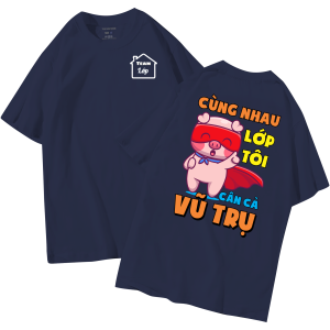 đồng phục áo lớp in hình mới nhất, hình in bên đẹp cute dễ thương